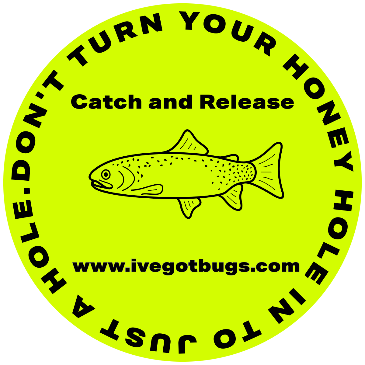 Honey Hole Sticker