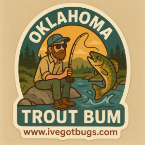 Oklahoma Trout Bum Sticker
