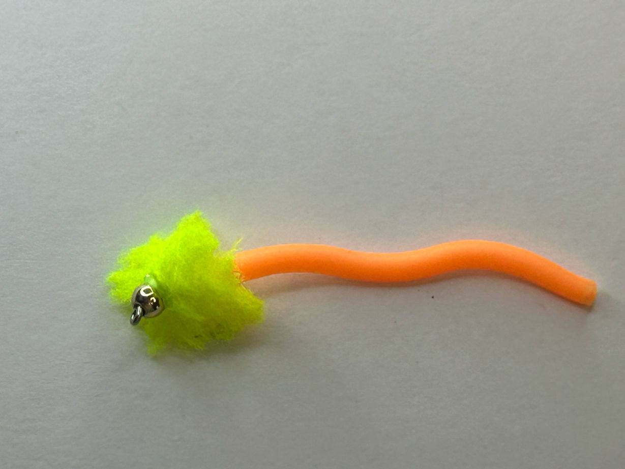 Yellow and Orange Spermy Worm